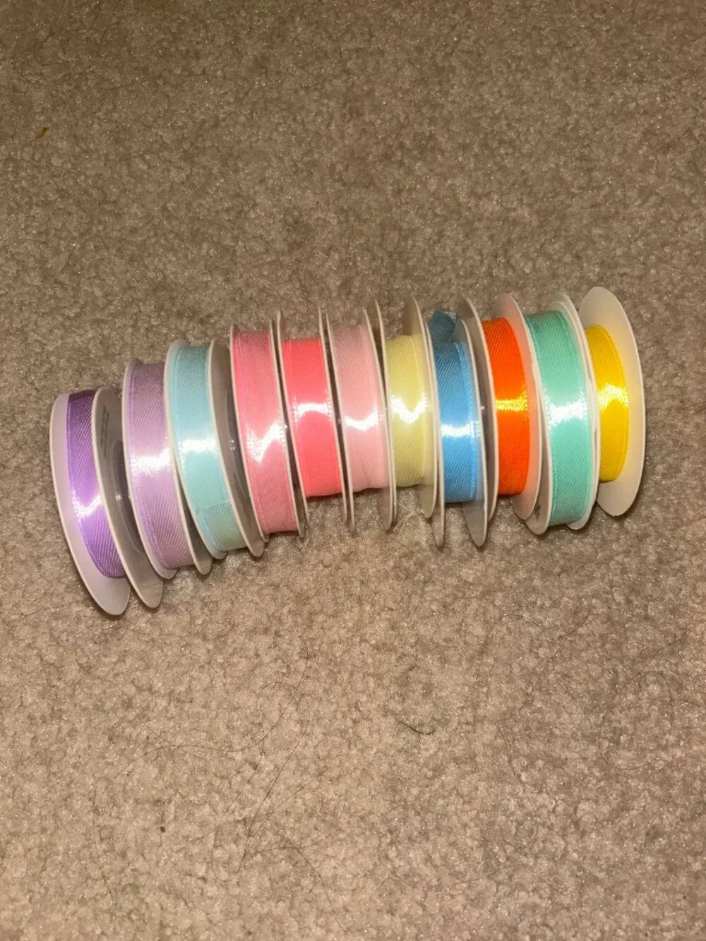 Spools of ribbon